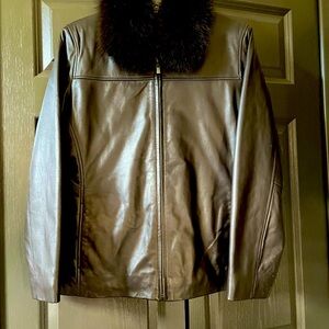 Dark Brown Leather Jacket